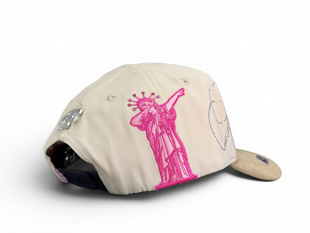 Caps Fans NY Crystals Pink