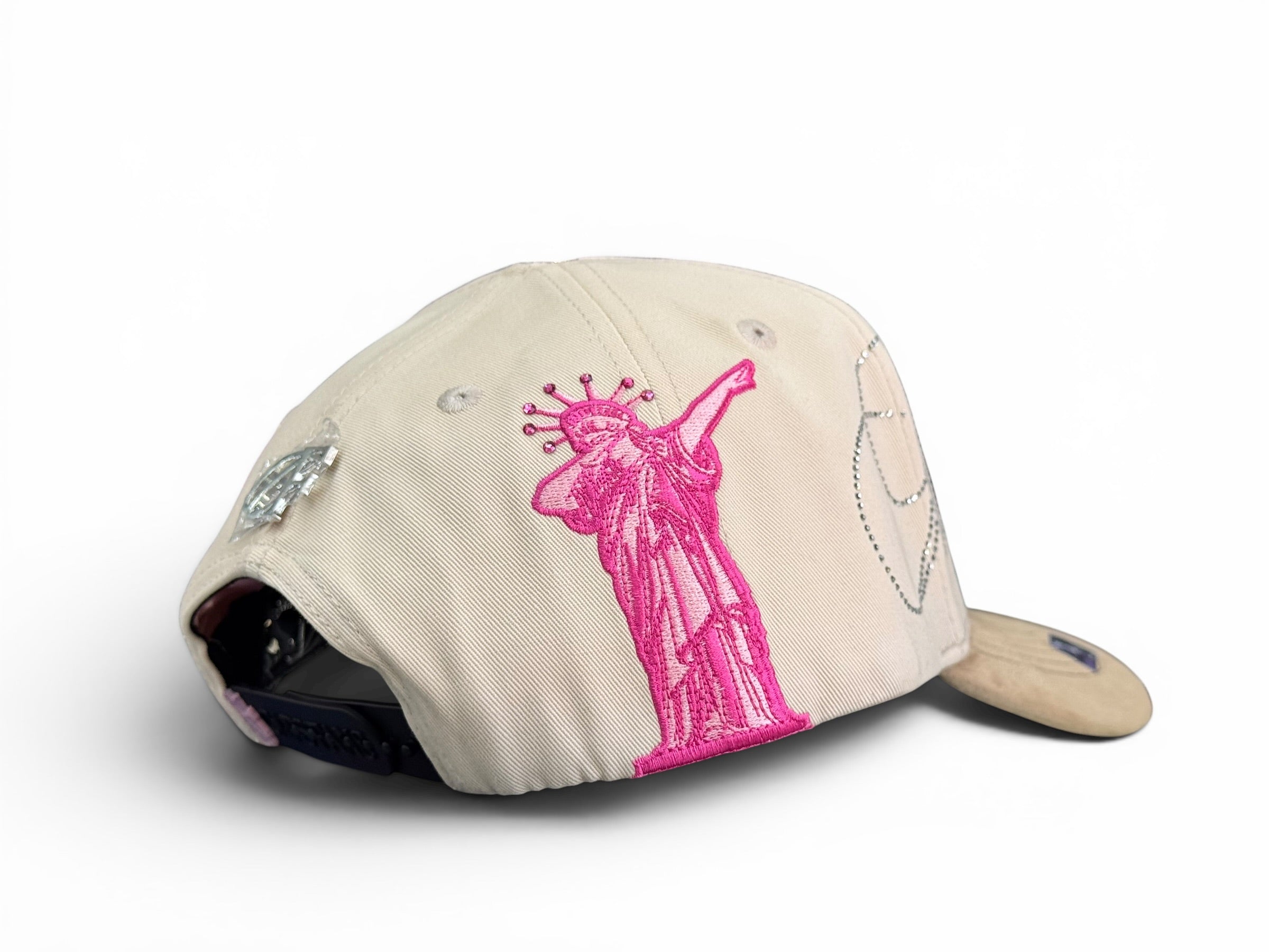 Caps Fans NY Crystals Pink
