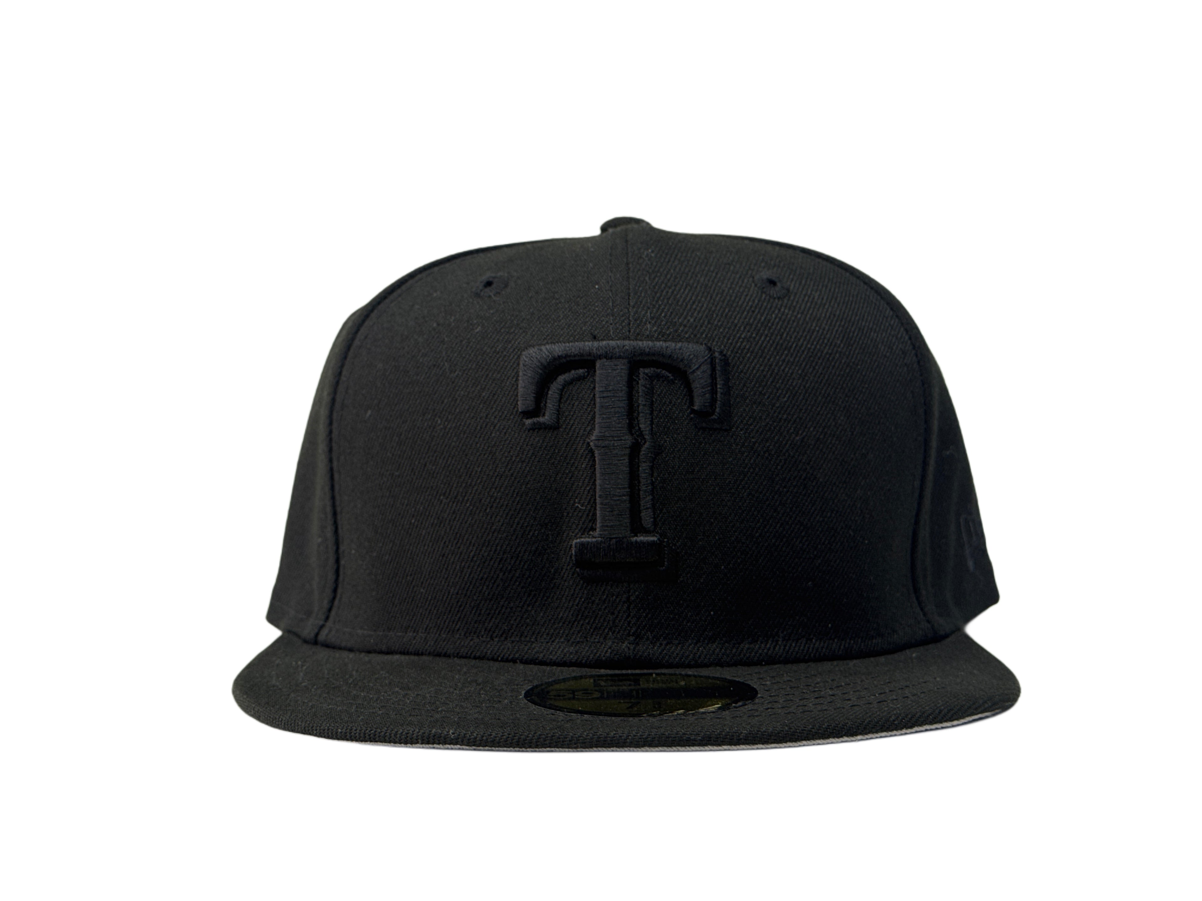 New Era 59FIFTY Texas Rangers All Black