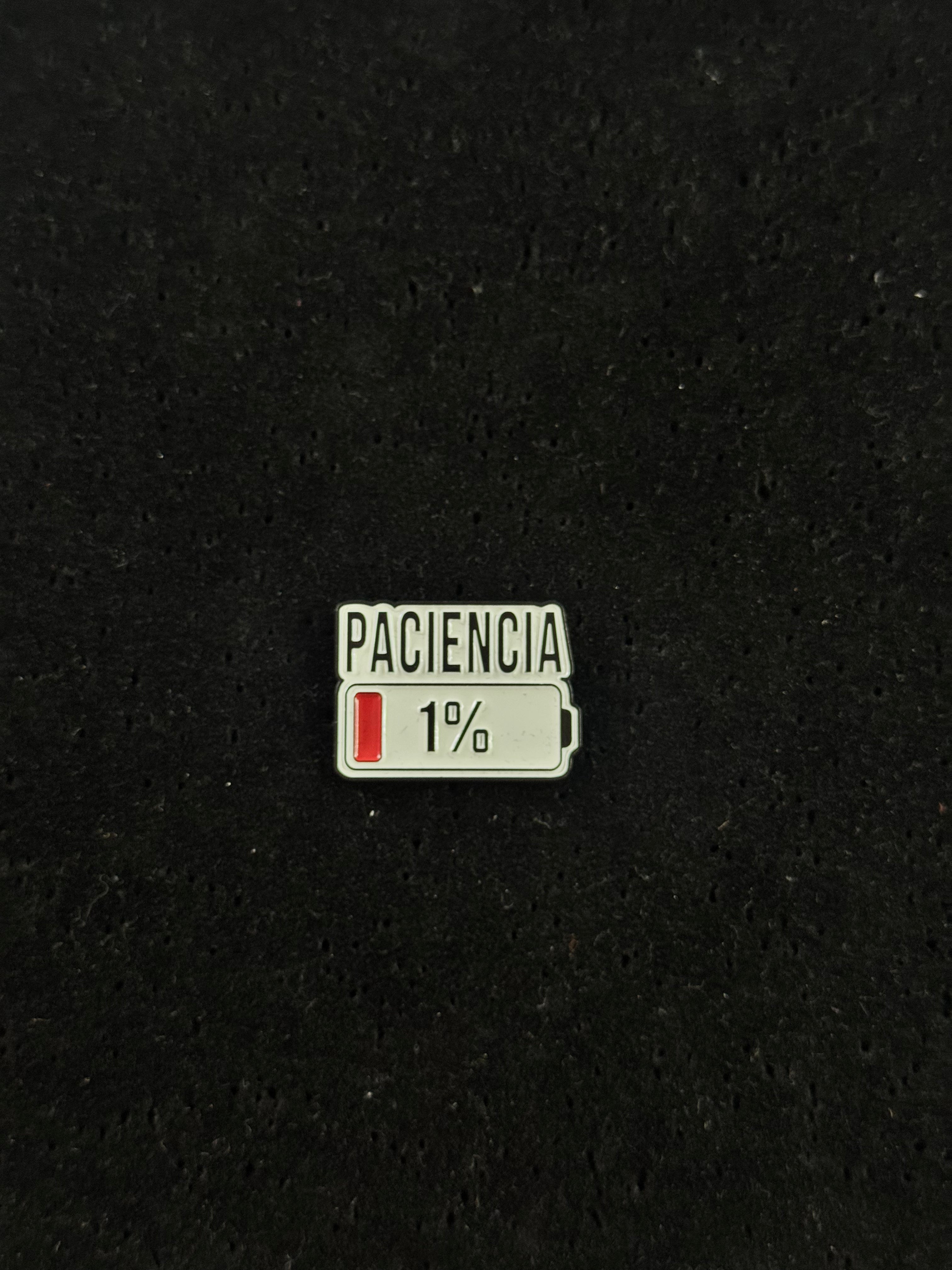 Pin Paciencia 1%