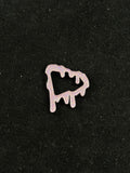 Pin Contorno Rosa Brillante