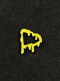 Pin Contorno Amarillo Brillante