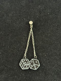 Pin Chain Dados Negros
